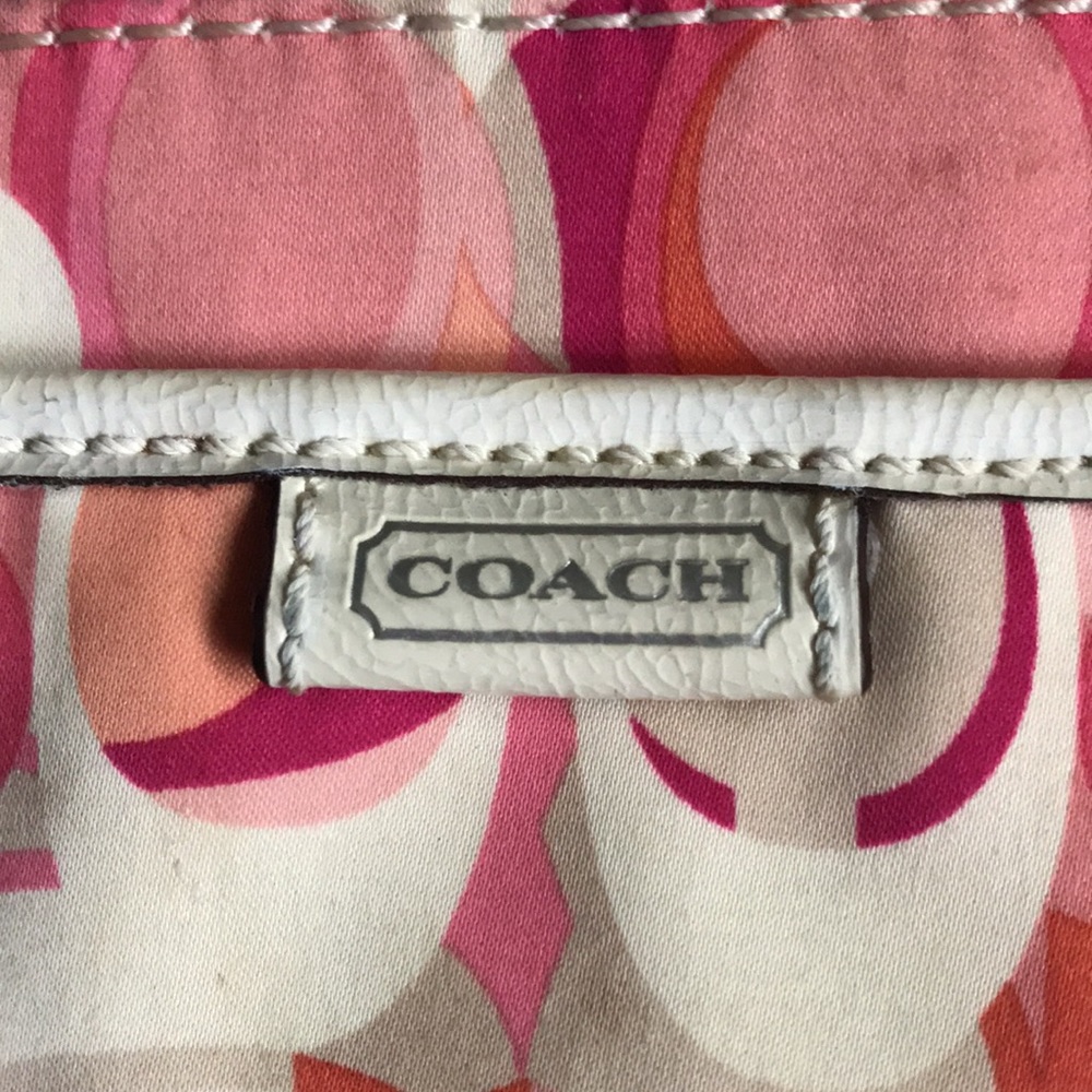 Coach Satin C Pattern Multi-Color Small Bag - image 2